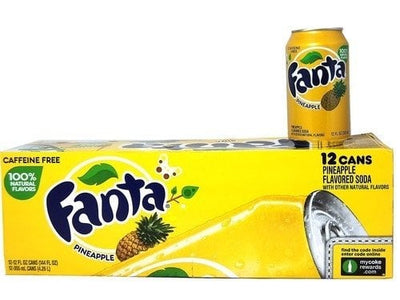 Fanta - Pineapple 355ml 12 Dosen (geen statiegeld)