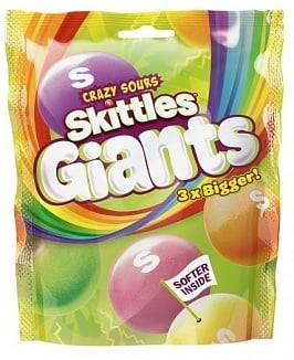 Skittles - Riesen-Saure Bonbons 141 Gramm