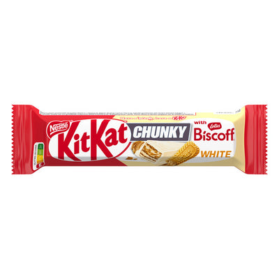 Kit Kat - Cunky White Lotus Biscoff White 42 Gramm