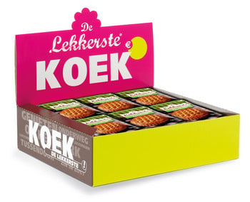 De Lekkerste - Appelkoek 100 Gram 16 Stuks