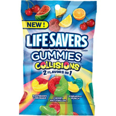 Bonbons gélifiés Lifesavers Collisions 198 grammes