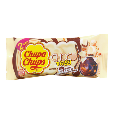 Chupa Chups - Choco Daisy White Caramel 34 Gramm