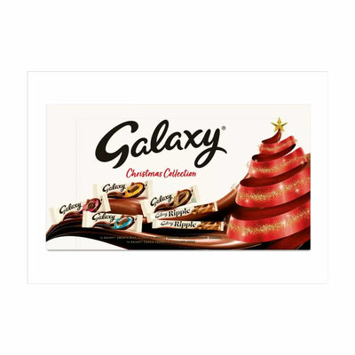 Galaxy - Coffret de Noël au chocolat, grande boîte de 244 grammes