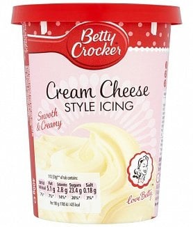 Betty Crocker - Frischkäse-Zuckerguss 400 Gramm