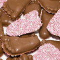 Geboorte Chocolade Voeten Roze 2,5 Kilo