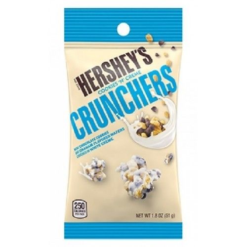 Hershey's Cookies n Crème Crunchers Tube 51 Gram