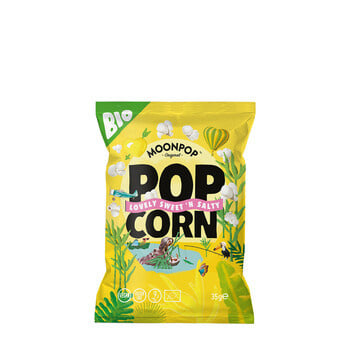 Moonpop - Popcorn Sweet Salty Bio 60 Gram 16 Stuks
