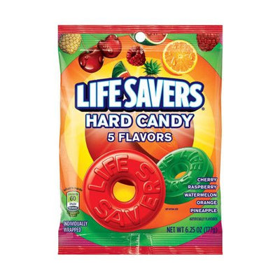 Sachet de bonbons durs Lifesavers 5 saveurs, 177 grammes
