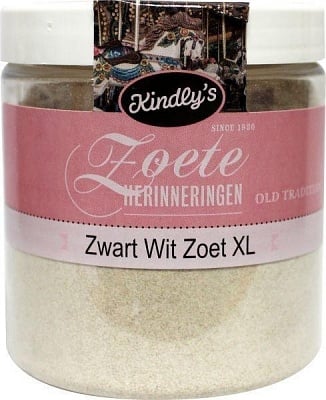 Kindly's - Zwart Wit Zoet XL 150 Gram 12 Stück