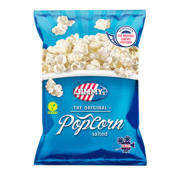 Jimmy's - Popcorn Salted 80 Gram 12 Stuks