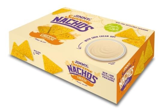 Jimmy's - Nachos zum Mitnehmen, Sauerrahm, 200 Gramm