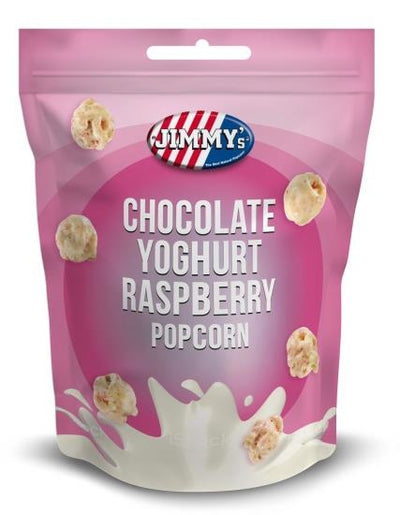 Jimmy's - Schokoladenjoghurt-Himbeer-Popcorn 120 Gramm