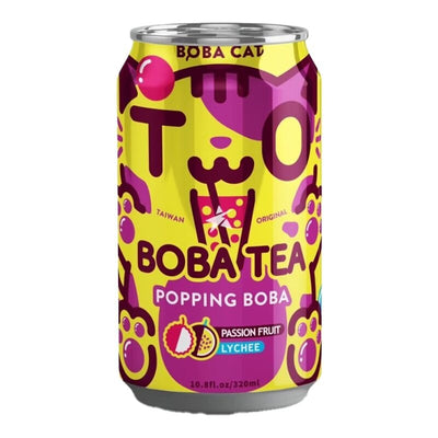 Boba-Tee – Passionsfrucht-Litschi-Tee 315 ml