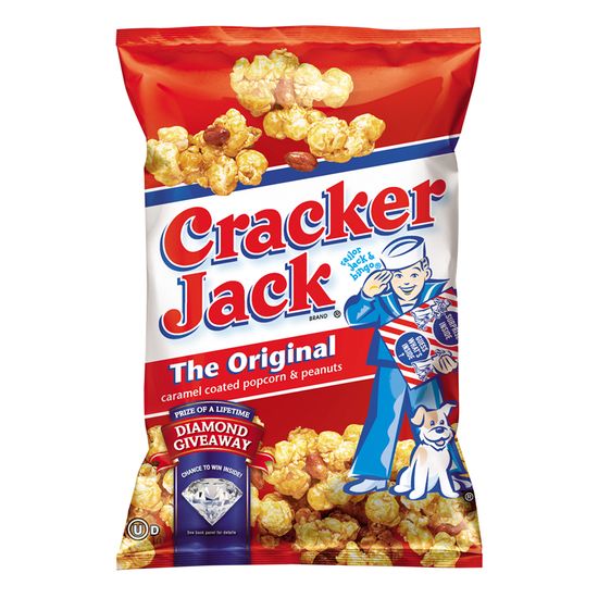 Frito Lay - Cracker Jack Original Karamellüberzogenes Popcorn &amp; Erdnüsse 88,5 Gramm