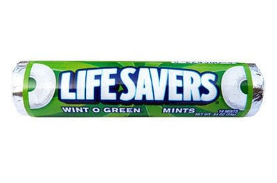 Lifesavers Wint O Green 24 Gramm