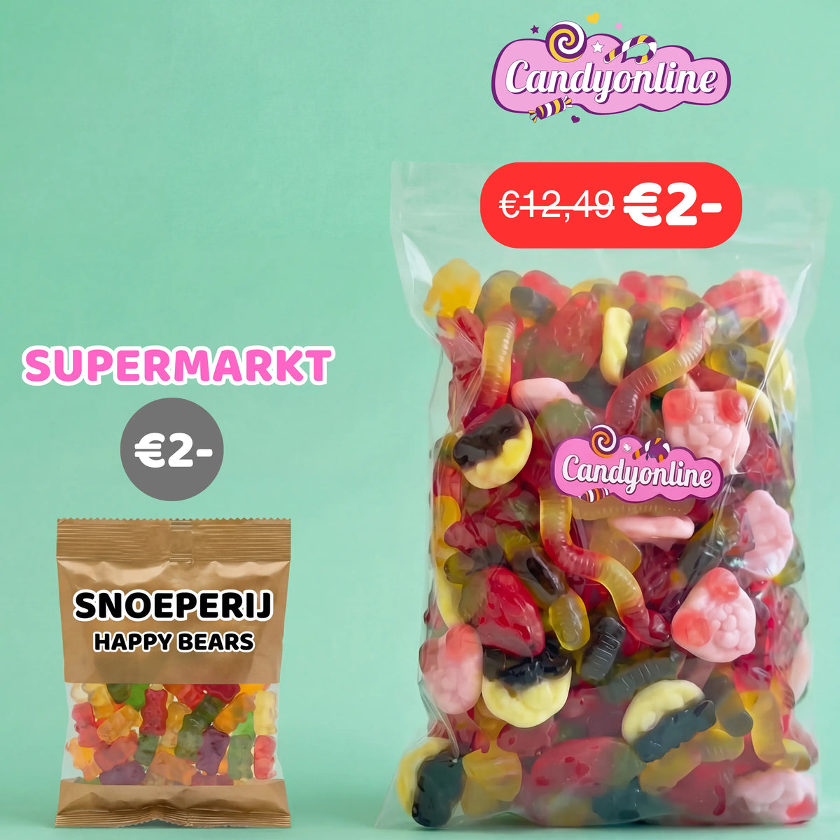 MEGA SNOEPMIX | 1 Kilo