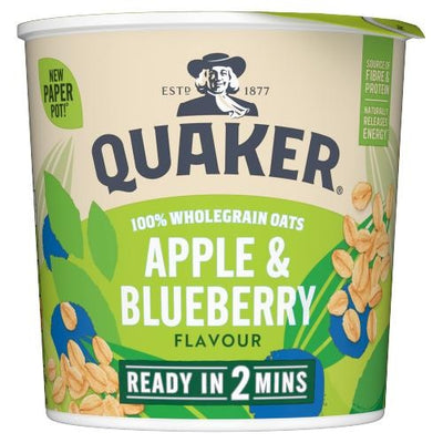 Flocons d'avoine Quaker - Pots So Simple Pomme et Myrtille 50 grammes