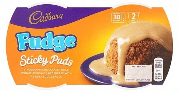 Cadbury - Sticky Puds Fudge 190 grammes