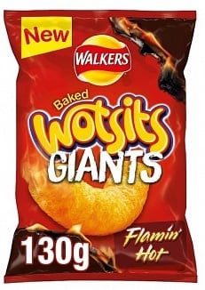 Walkers - Wotsits Giants Flamin' Hot 130 Gramm