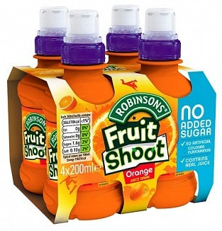 Robinsons - Fruit Shoot Orange 4er-Pack (4x200ml)