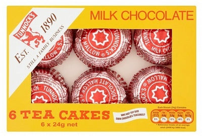 Tunnock's - Gâteaux au thé au chocolat au lait, paquet de 6, 170 grammes