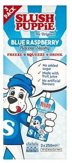 Slush Puppie – Blaue Himbeer-Slush-Eis-Packung (3er-Pack)