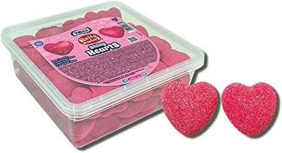 Vidal - Box Filled Strawberry Shiny Hearts 75 Stück 795 Gram