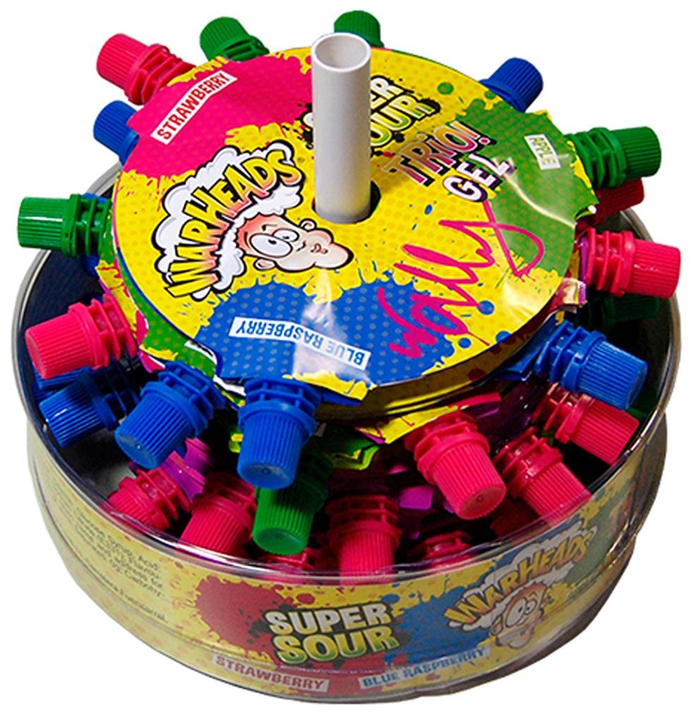 Warheads - Sour Attack Wheel 51 Gram 24 Stuks