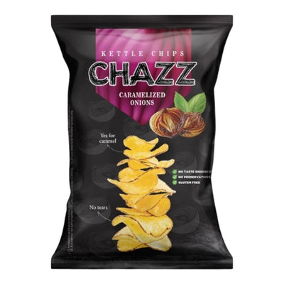 Chazz - Kartoffelchips mit karamellisierten Zwiebeln, 90 Gramm
