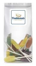 Sucettes aux fruits miniatures traditionnelles 100 grammes