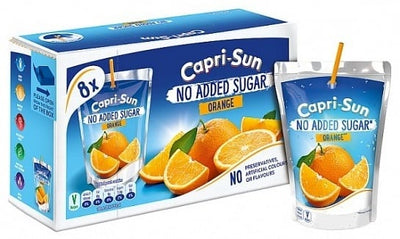 Caprisun – Orange – Ohne Zuckerzusatz, 8er-Packung