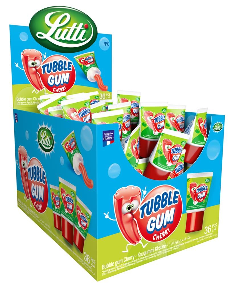 Lutti - Tubblegum Cherry 36 Stuks