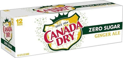 Canada Dry Ginger Ale 355ml 12Canada Dry - Ginger Ale Zero Sugar 355ml 12 Dosen-Pack - Copy