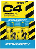 C4 - Energy Shot Citrus Berry 60ml 12 Stuks