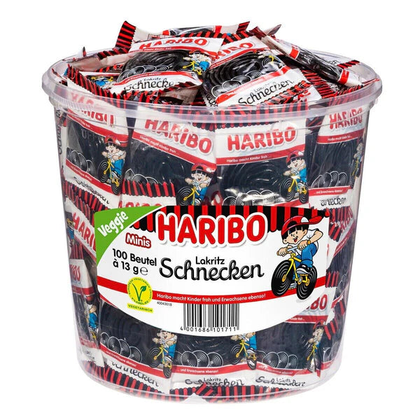 Haribo - Silo Verpakte Réglisse Jojo's 13 Gram 100 Pièces