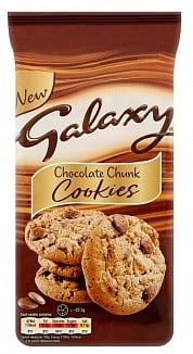 Galaxy - Biscuits aux pépites de chocolat 180 grammes