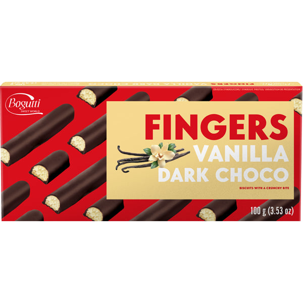 Bogutti - Vanilla & Dark Chocolate Fingers 100 Gram