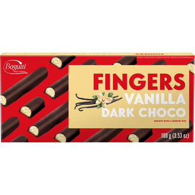 Bogutti - Vanilla & Dark Chocolate Fingers 100 Gram