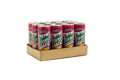 Bubbel Friss - Zero Framboos & Zwarte Bessen 250ml 12 Pièces