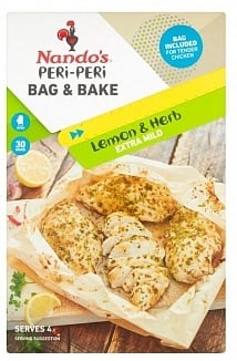 Nando's - Bag & Bake Peri-Peri Zitrone & Kräuter Extra Mild 20 Gramm