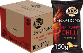 Lays Sensations Thai Sweet Chili, 20 Beutel à 40 Gramm