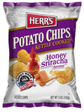 Herr's - Kesselgekochte Kartoffelchips mit Honig-Sricha-Sauce, 142 Gramm