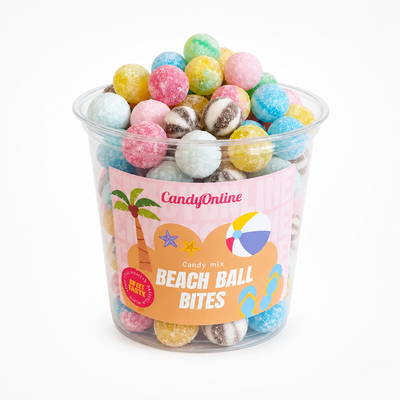 The Candy Box Co - Beach Ball Bites 500 Gram