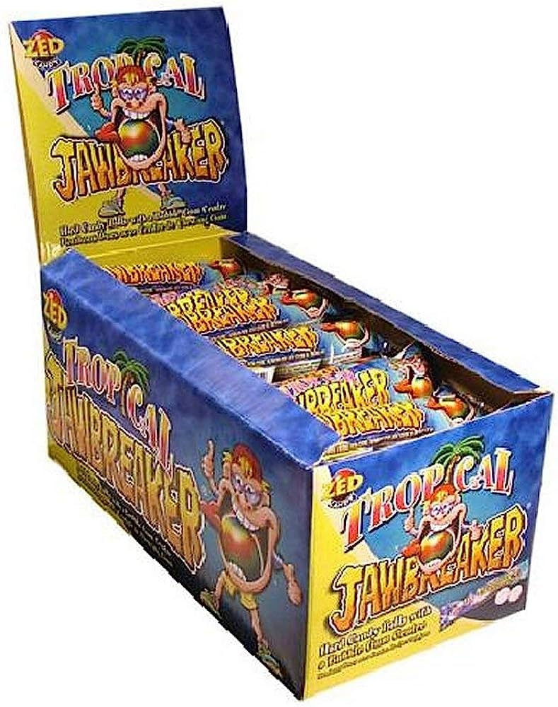Zed - Jawbreaker Tropical 4-Pack 40 Stuks (Halal)