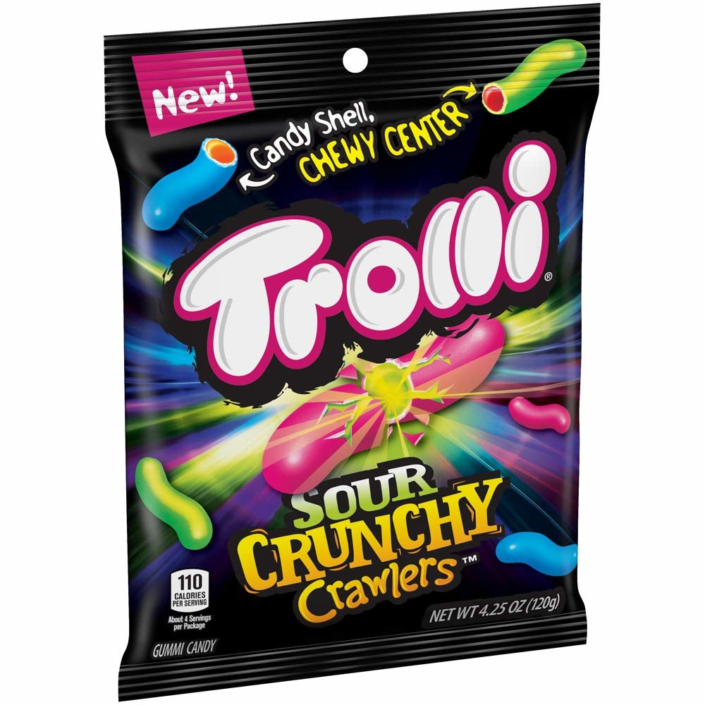 Trolli - Saure, knusprige Krabbler 178 Gramm