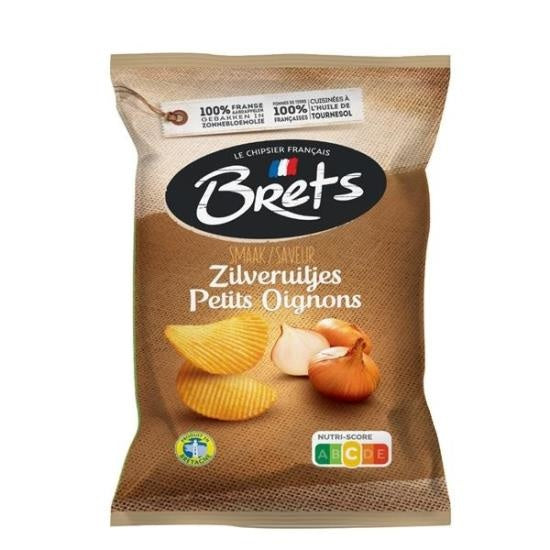 Brets - Zilveruitjes Chips 125 Gram 10 Stück