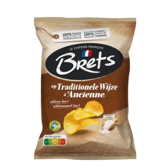 Brets - Op Traditionele Wijze Chips 125 Gram 10 Stuks
