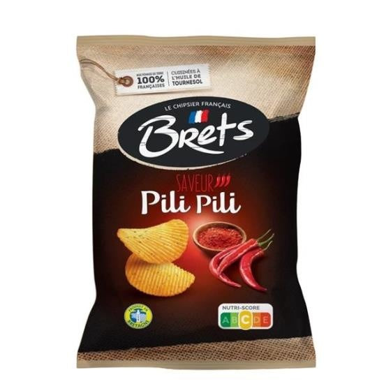 Brets - Pili Pili Chips 125 Gram 10 Stück