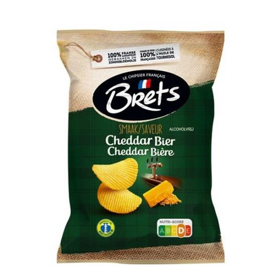 Chips à la bière et au cheddar Brets - 125 g