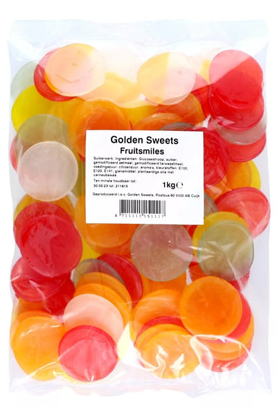 Goldene Süßigkeiten – Frucht-Lächeln 1 Kilo